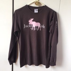 Jackson hole Wyoming T-shirt longsleeve